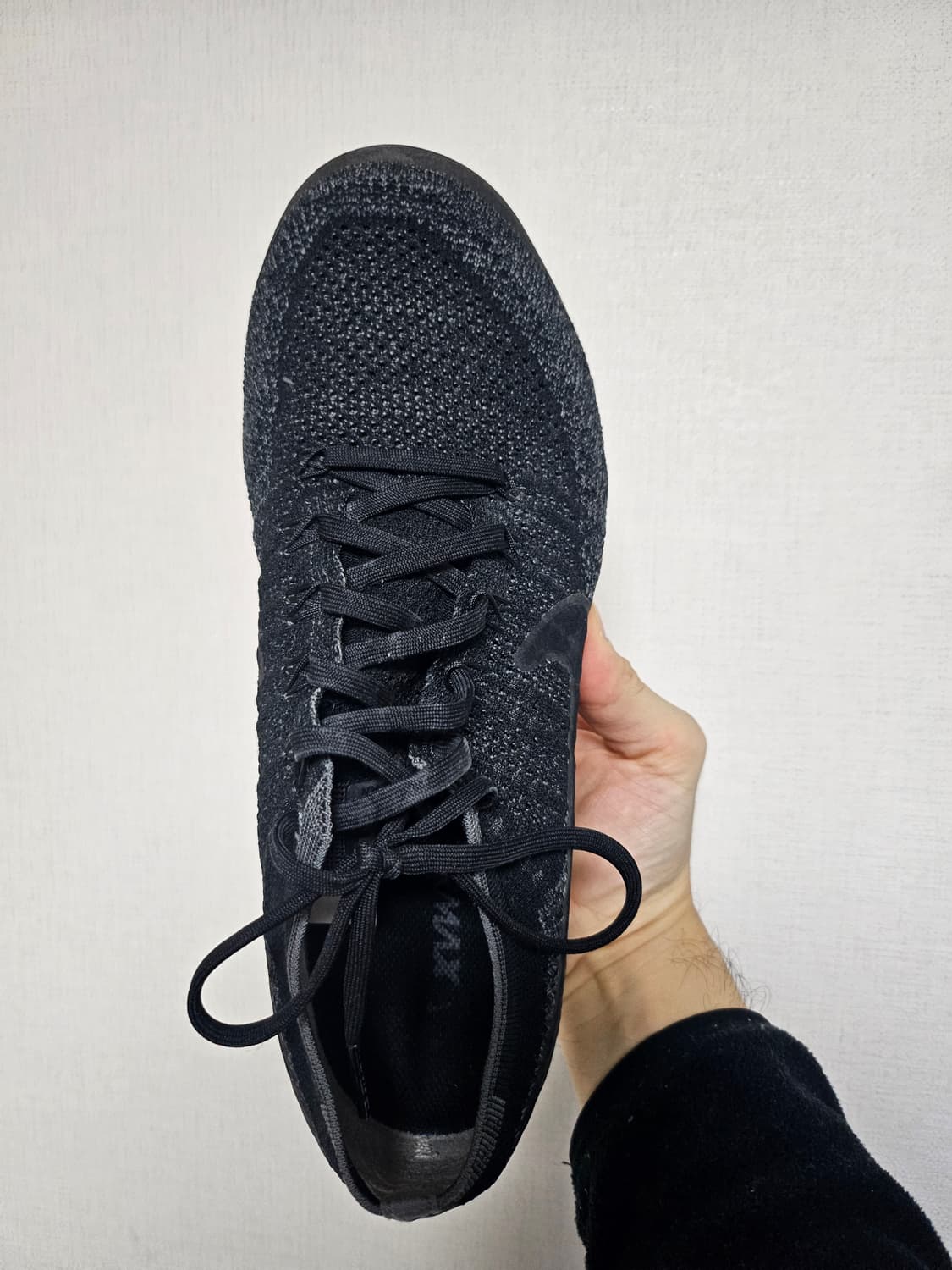 나이키 에어 베이퍼맥스 플라이니트 크리플 블랙 2.0  285mm 상품이미지5