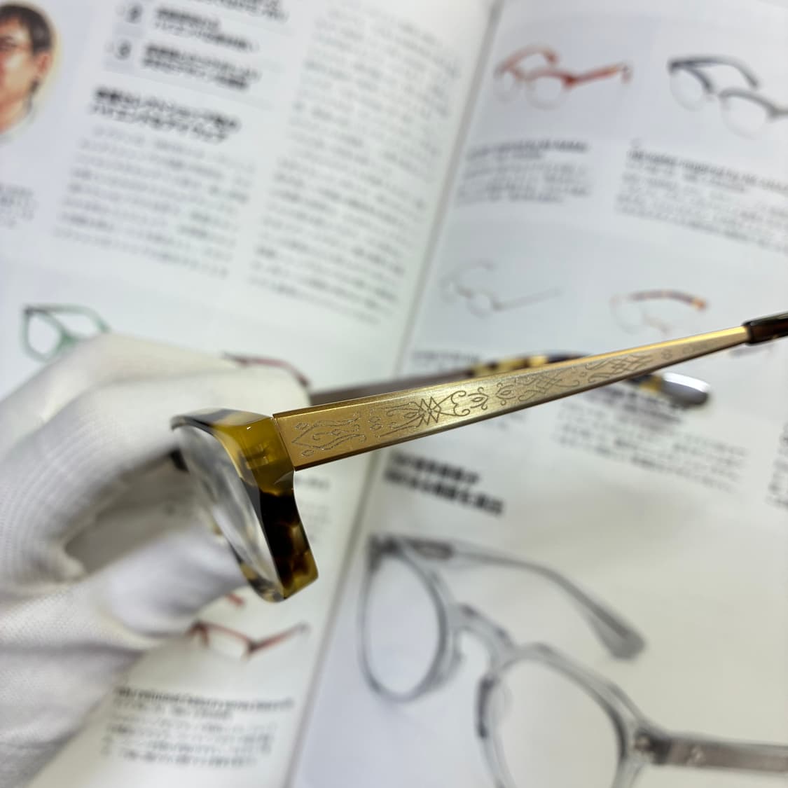 MATSUDA 마츠다 아세테이트 티타늄 톨토이즈 골드 일본 안경 상품이미지3