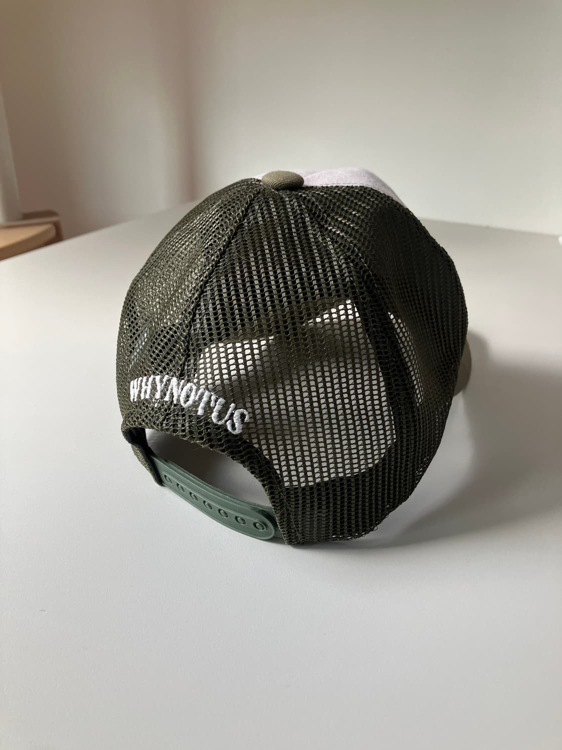 와이낫어스 매쉬 볼캡 카키 상품이미지3