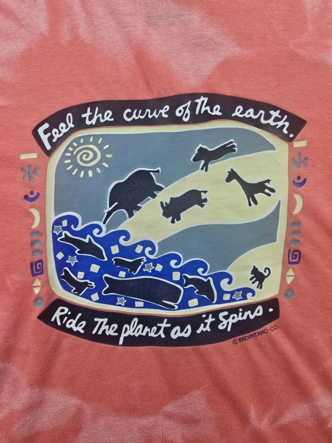 브렌따노 다잉워시드 커스텀 싱글스티치 반팔 티셔츠 (S추정)/11374 상품이미지4