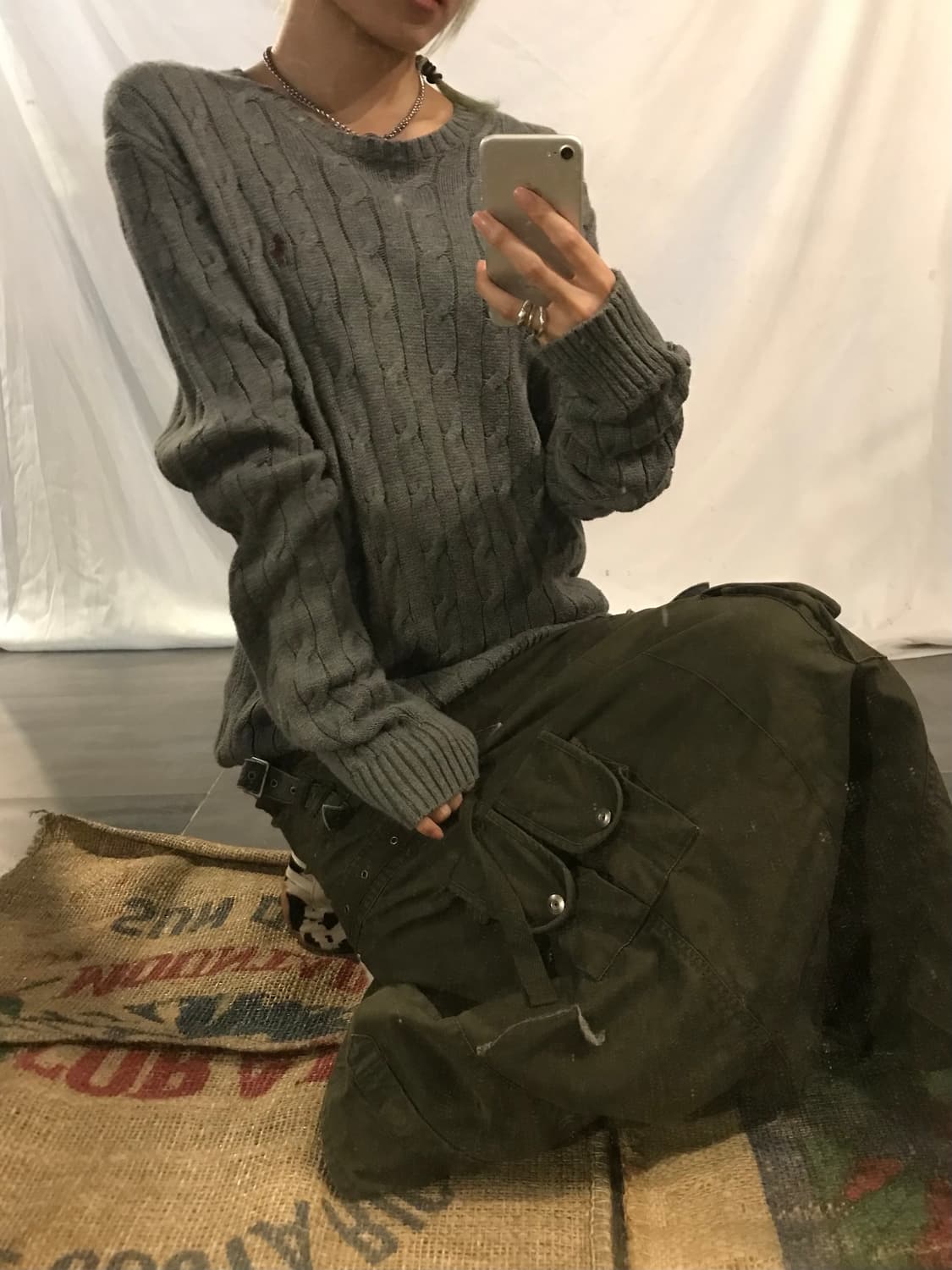 Polo Ralph Lauren Grey Twisted Knitwear 상품이미지1