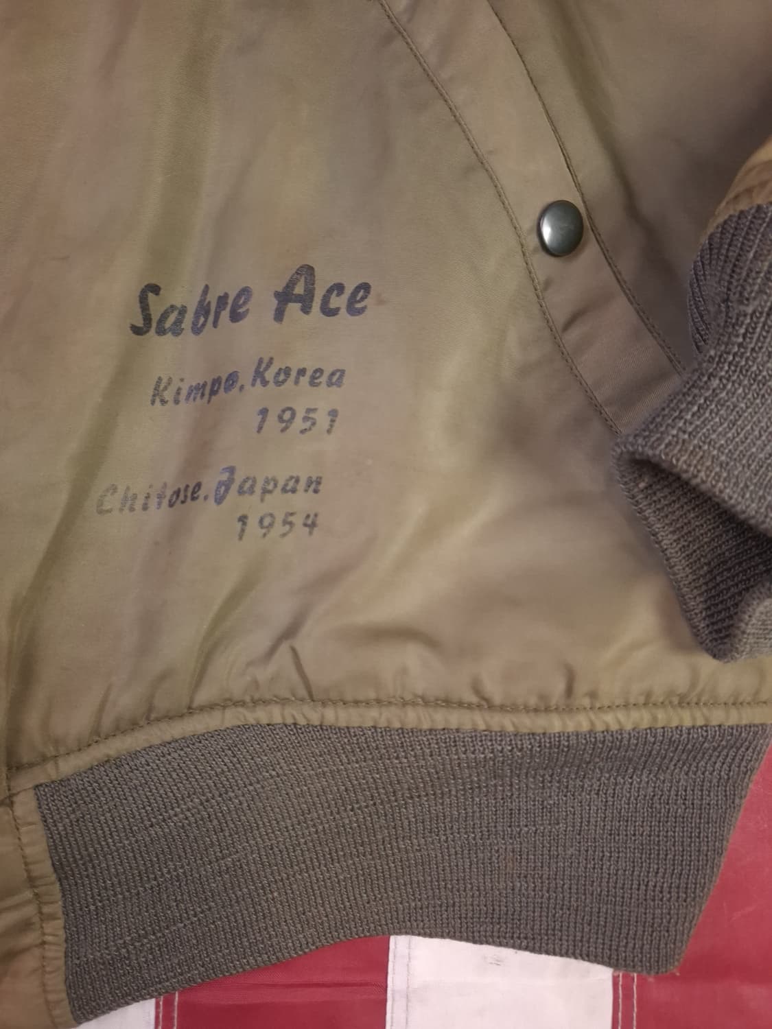 오리지날 80's 아비렉스 한국전쟁기념 MA-1 항공 자켓 상품이미지4