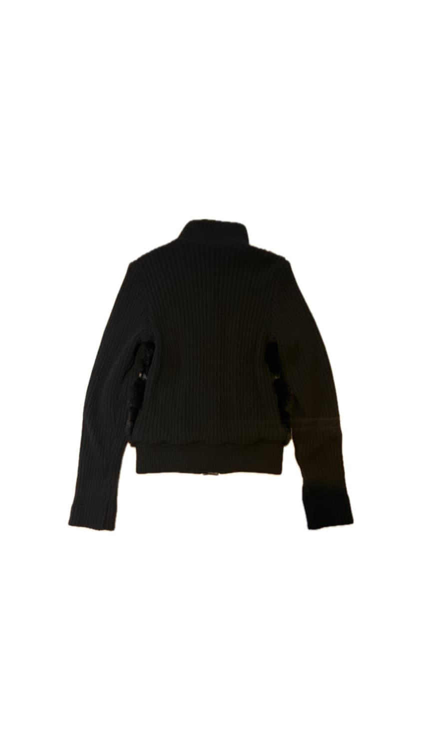 블랙 니트 퍼자켓 상품이미지2