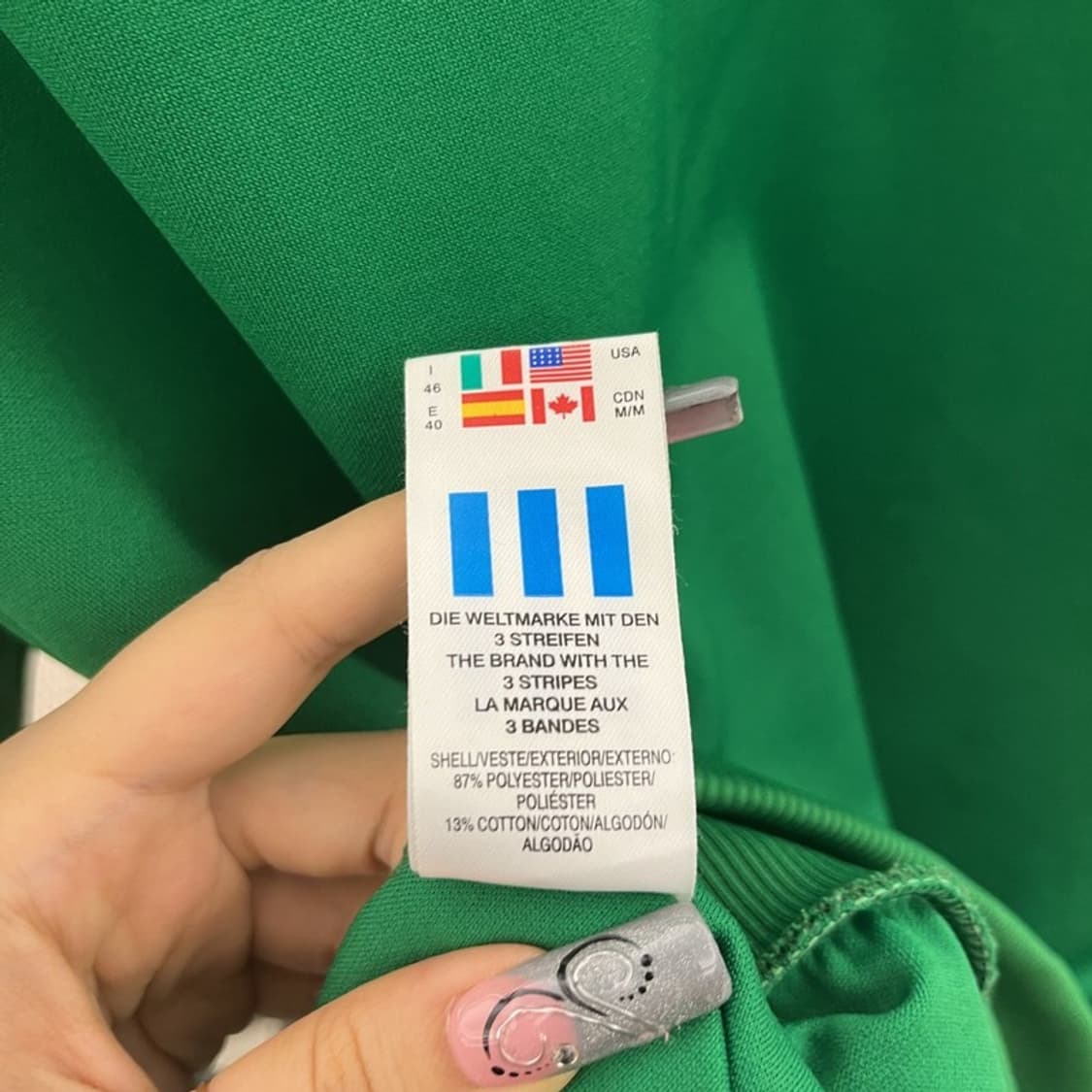 아디다스 빈티지 Y2K 올드스쿨 레트로 져지 집업 M C12654 상품이미지6