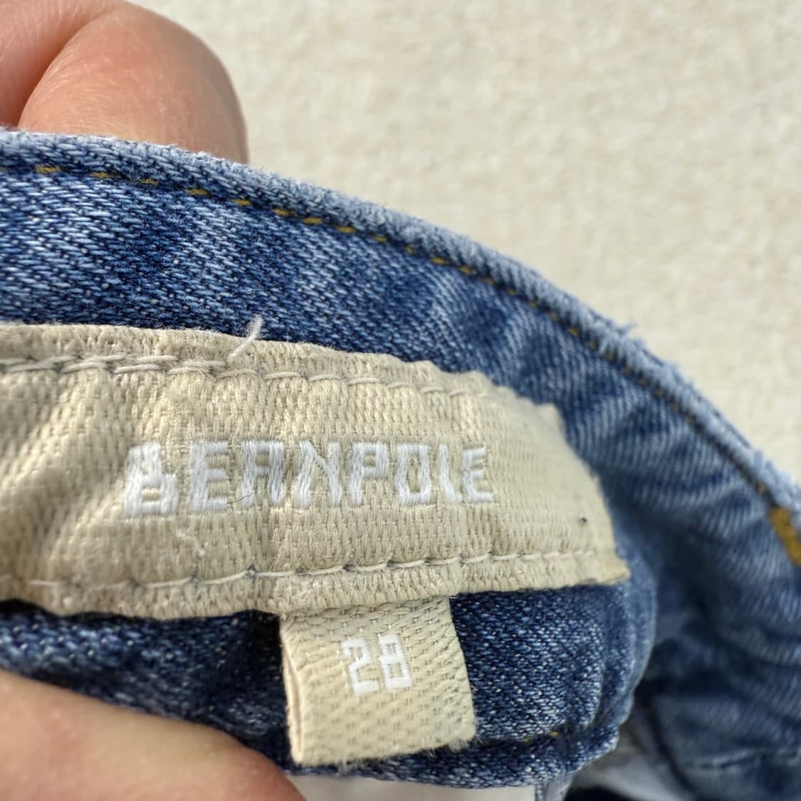 [28] 빈폴 여성 데미지 데님팬츠 0106T1 상품이미지3