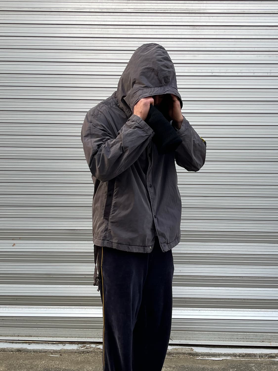 2004ss Stone Island Hooded Canvas Jacket 상품이미지6