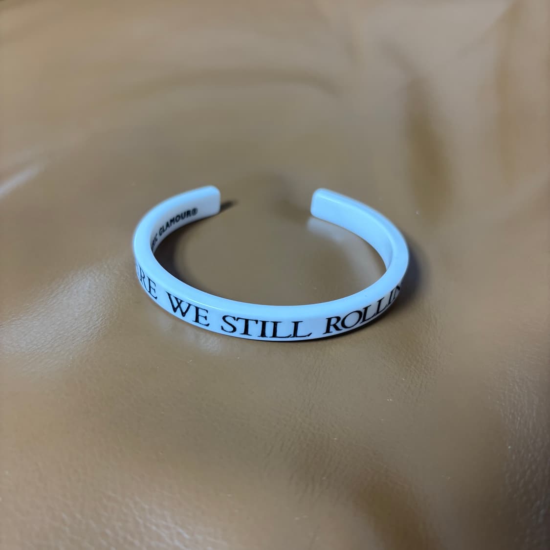 히스테릭글래머 메세지 뱅글 팔찌 화이트 상품이미지1