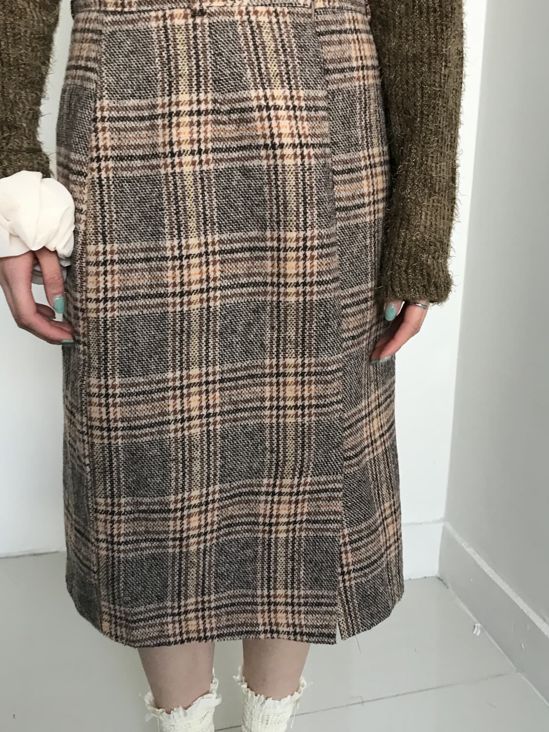 Beige fur cardigan 상품이미지6