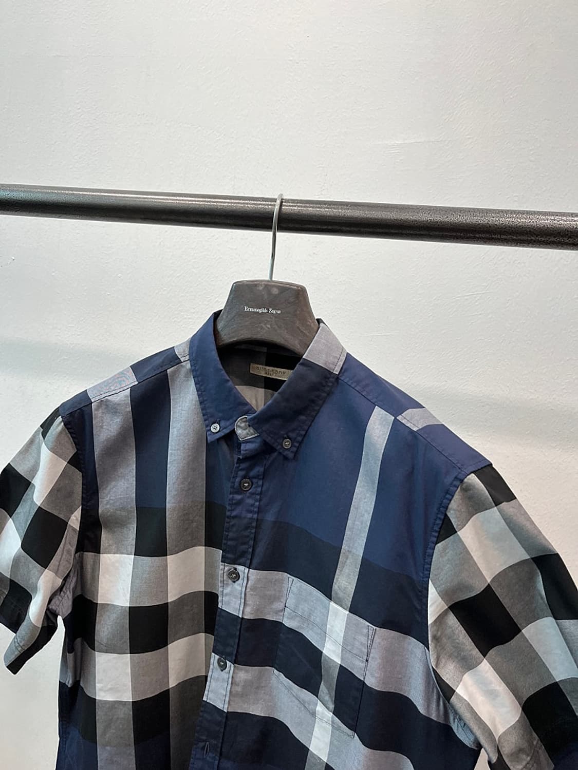 100) 버버리 반팔 체크셔츠  상품이미지3