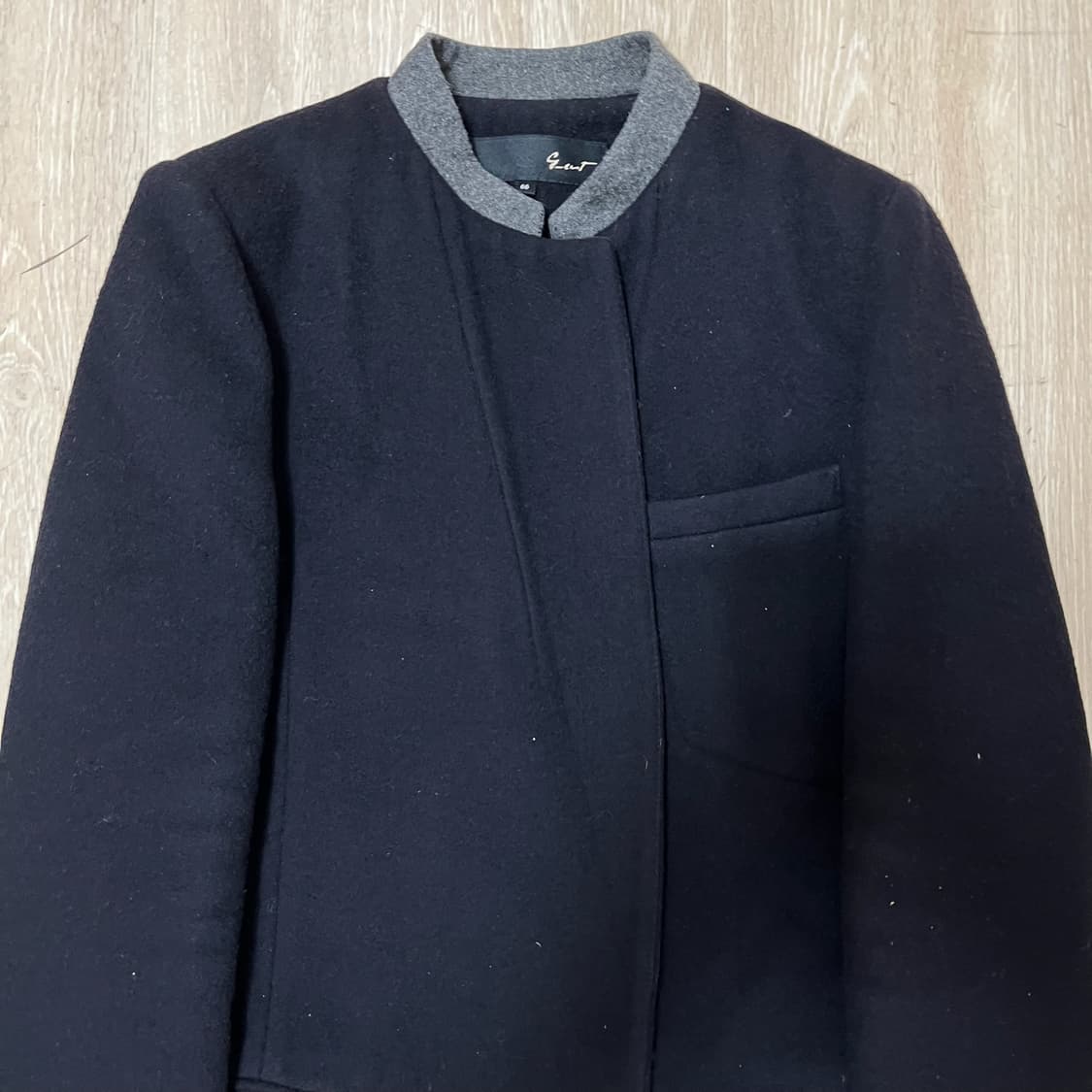 지컷 여성 클래식 모직 싱글 코트 66  상품이미지2