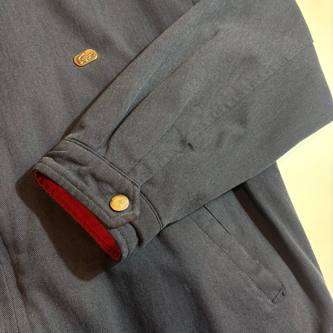 라코스테 빈티지 블루종 해링턴 자켓 상품이미지5