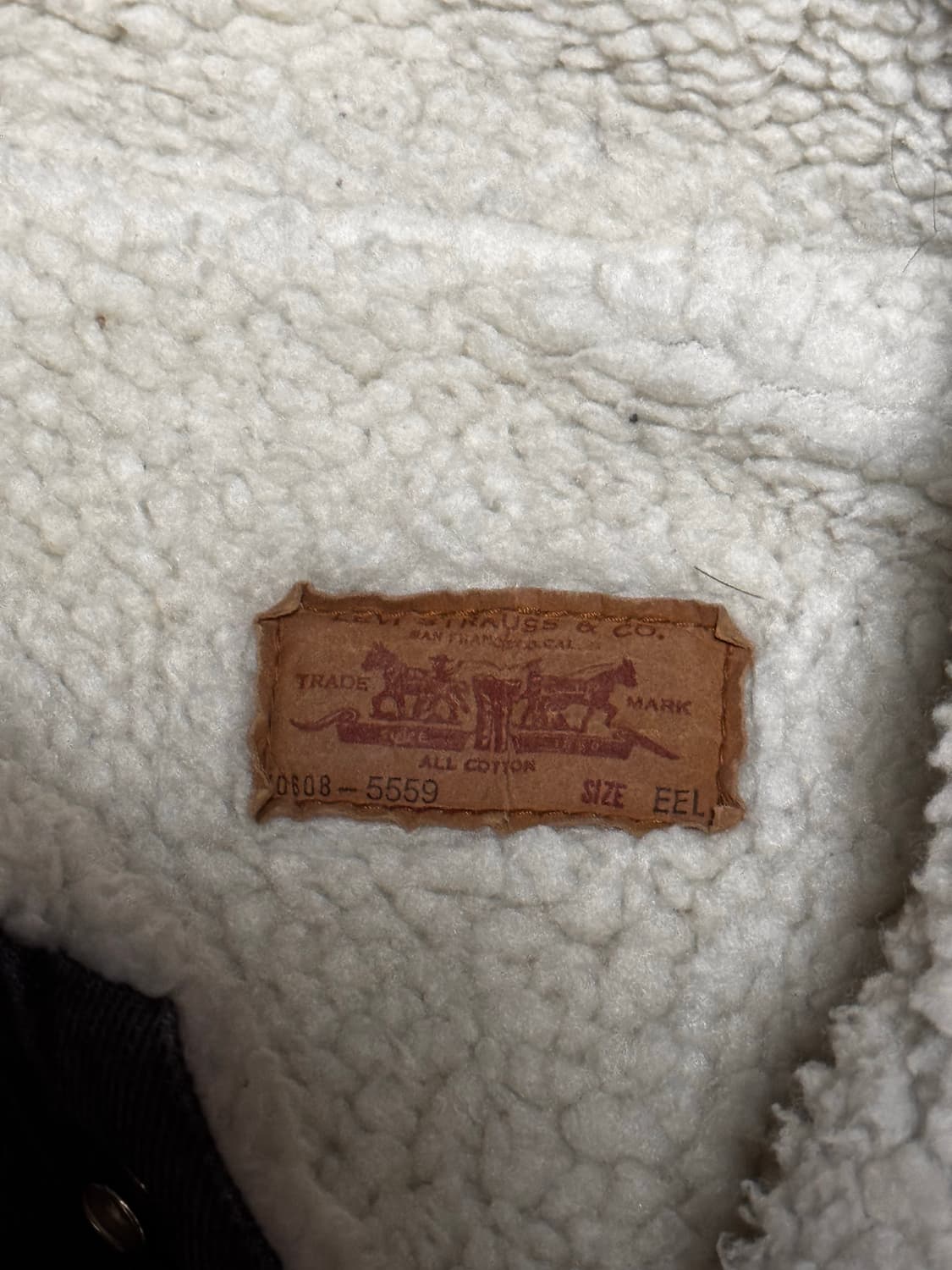 리바이스 타입 3 생쥐색 쉐르파 트러커 자켓 상품이미지5