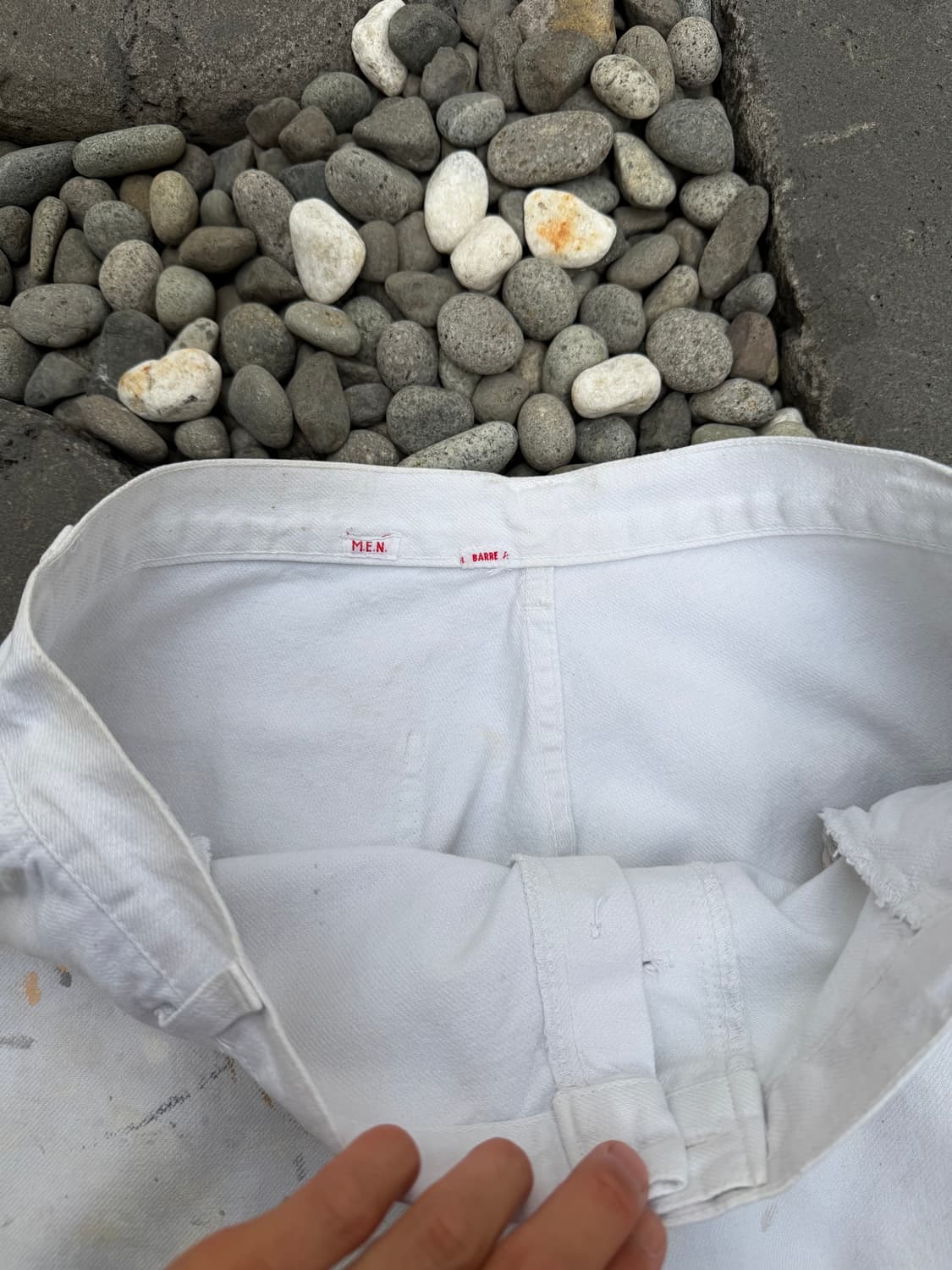 DISTRESSED 70s WHITE FRENCH 70s 프렌치워크팬츠 상품이미지7