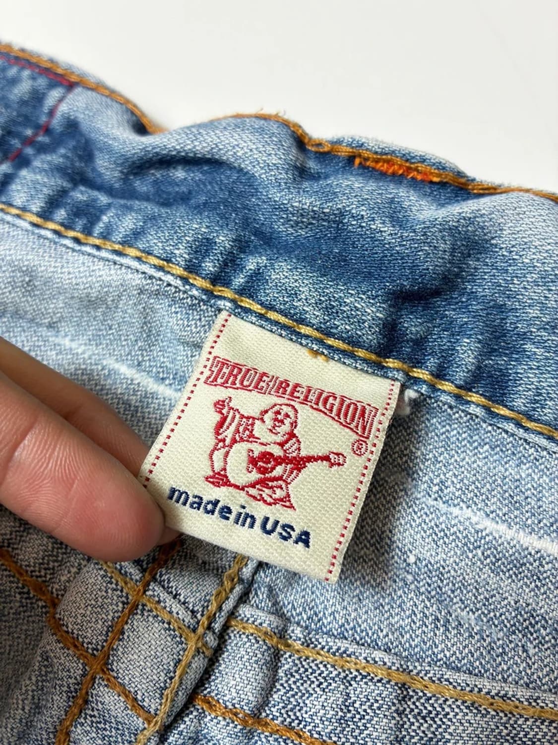 트루릴리젼 00s y2k USA 세미 부츠컷 데님 팬츠 PN8233 상품이미지7