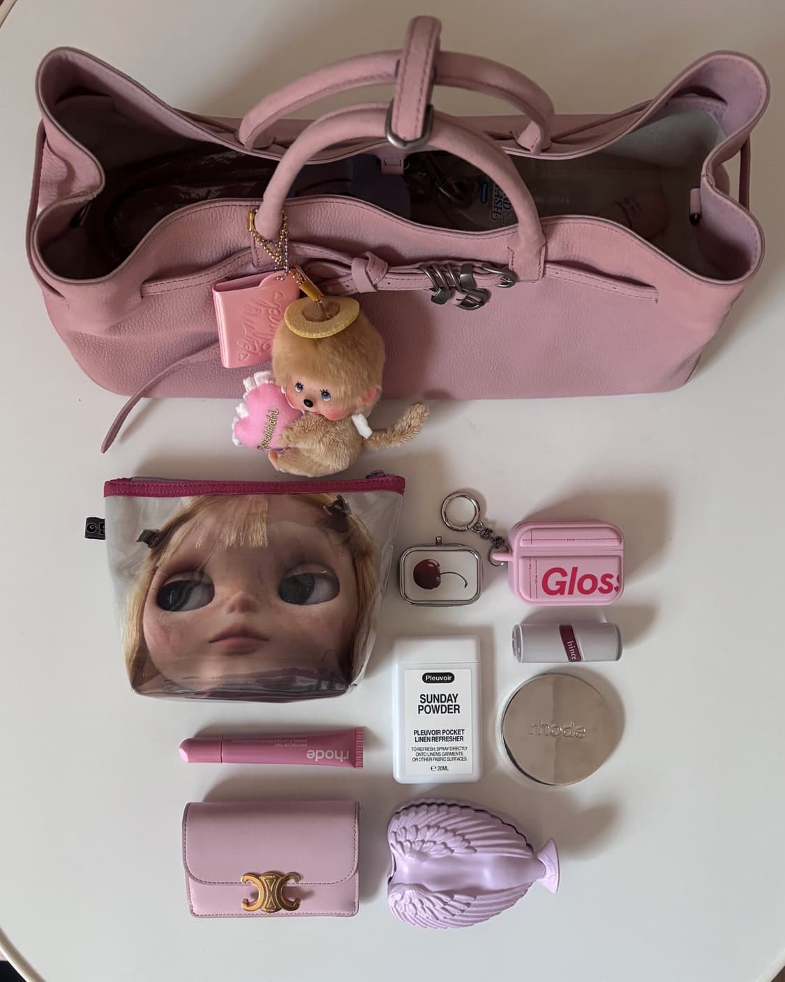 [한정판/전체품절]마지셔우드 그랜마유즈드백 baby pink nubuck 상품이미지7