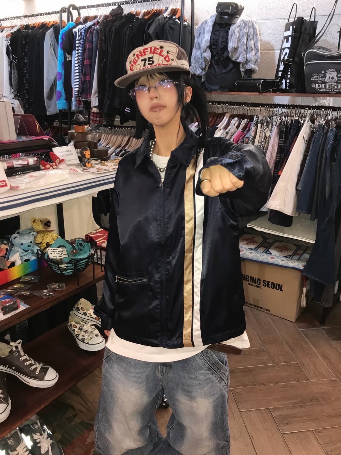 Stussy Satin Racing Jacket 상품이미지2