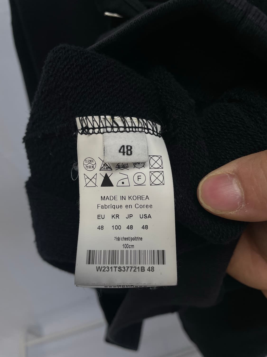 우영미 백로고 후드 티셔츠 [48] 상품이미지6