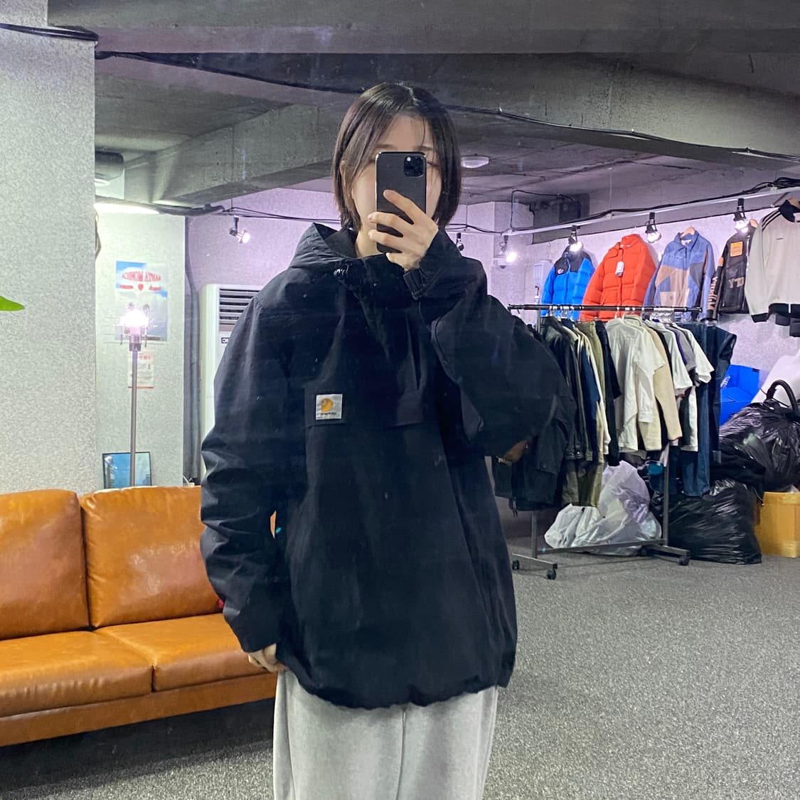 칼하트 님버스 풀오버 아노락 자켓 B4262 상품이미지1