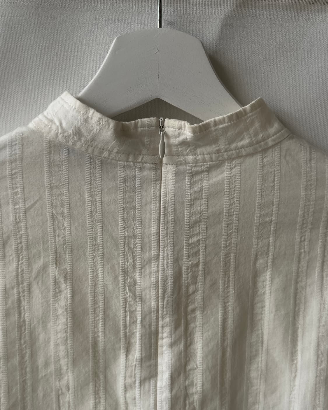 [KUHO plus] Ivory Pintuck Collar Blouse 상품이미지5