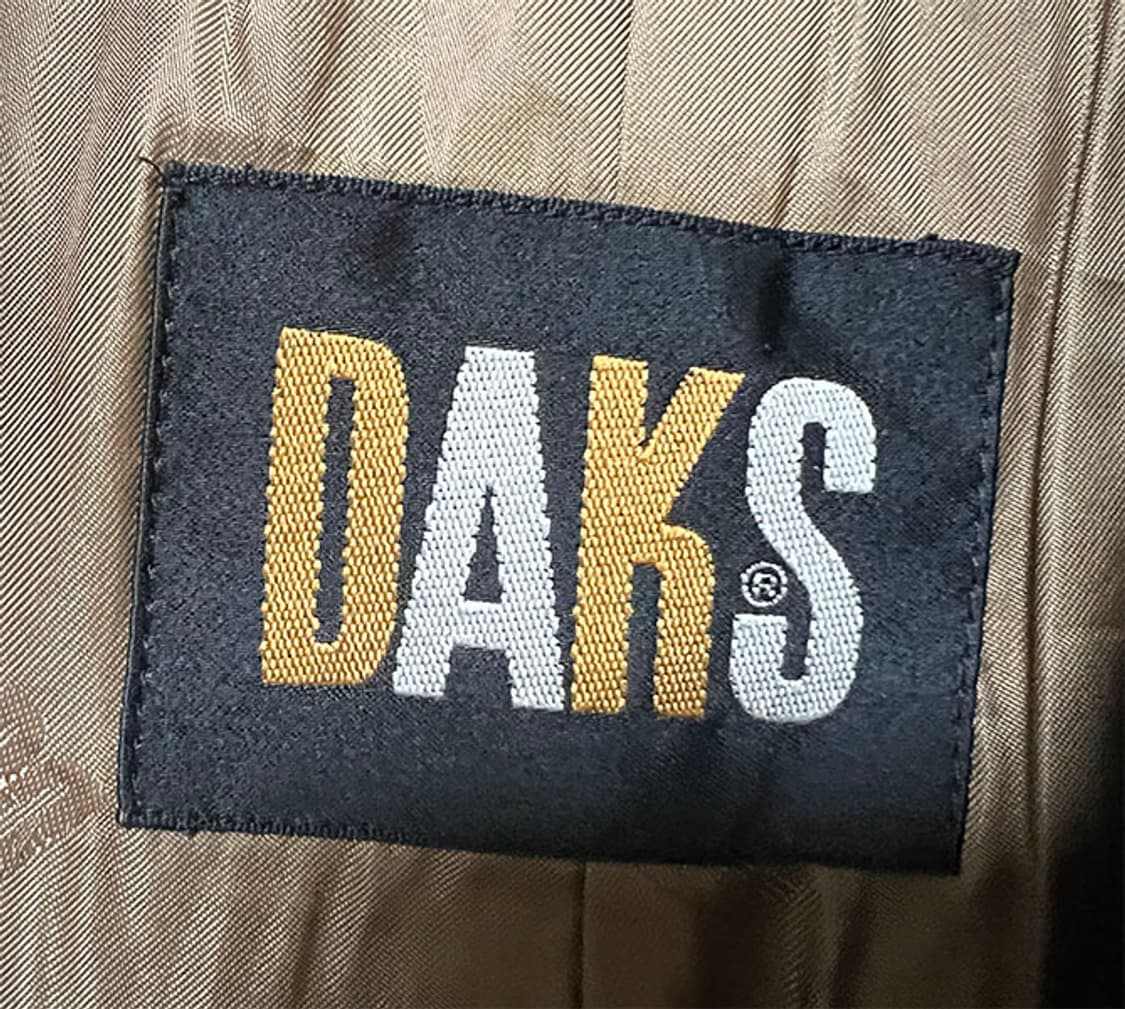 DAKS 닥스 남자 모직자켓 코트 블랙 100-105 상품이미지3