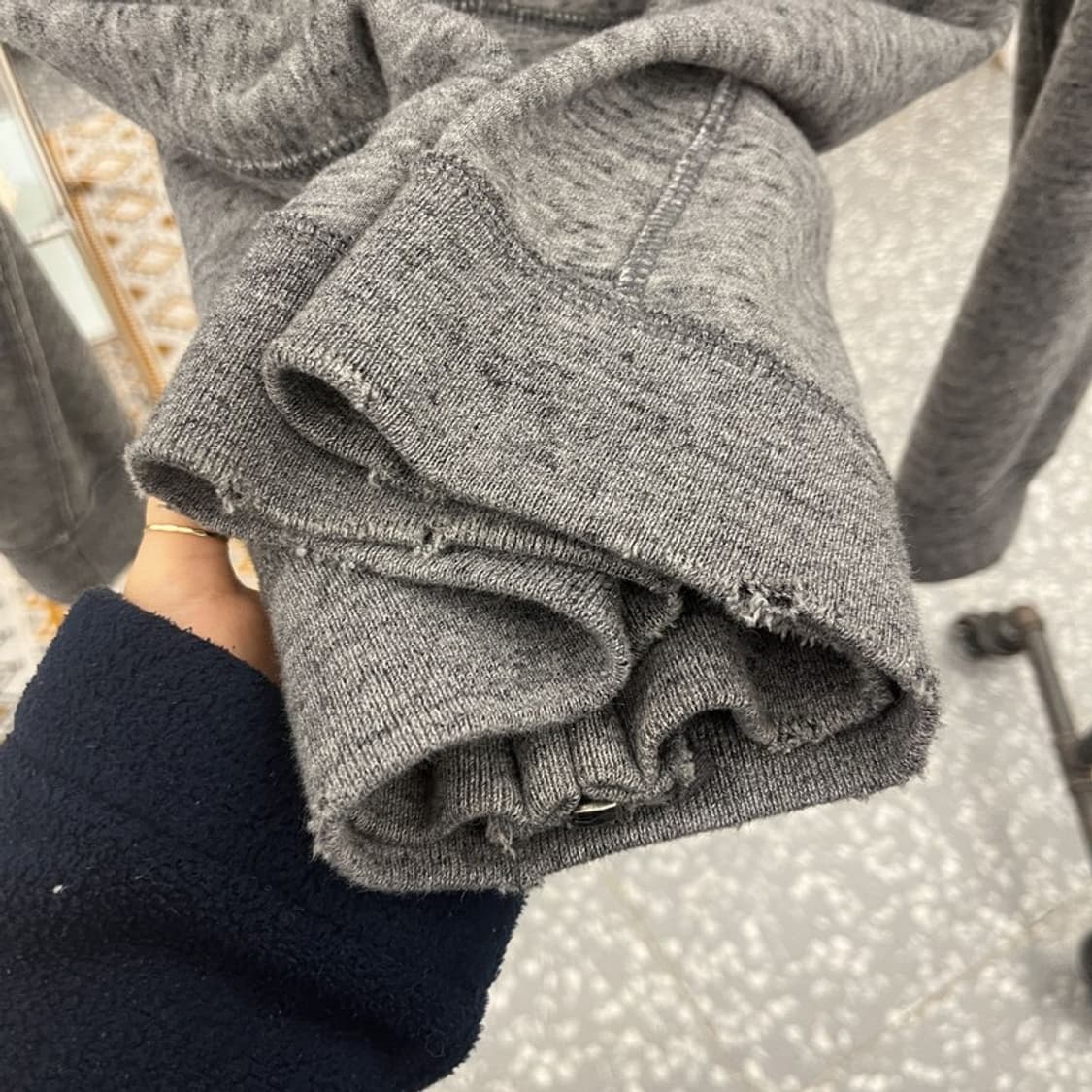 아베크롬비 레트로 빈티지 그런지 데미지 후드집업 S C10571 상품이미지8