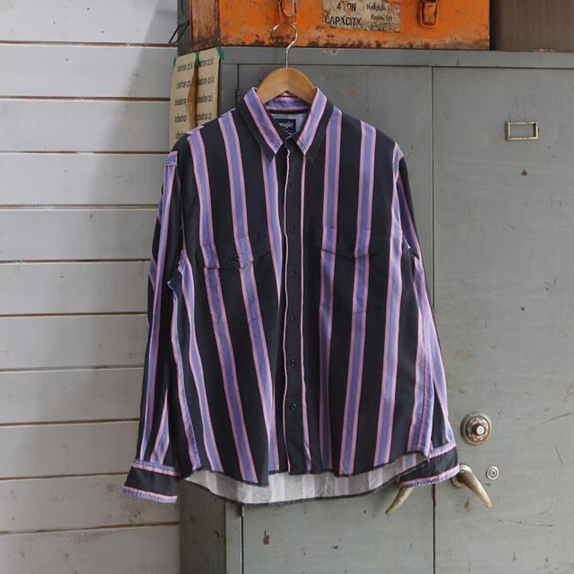 (착용컷) Wrangler 웨스턴 셔츠 (남 100) 상품이미지3