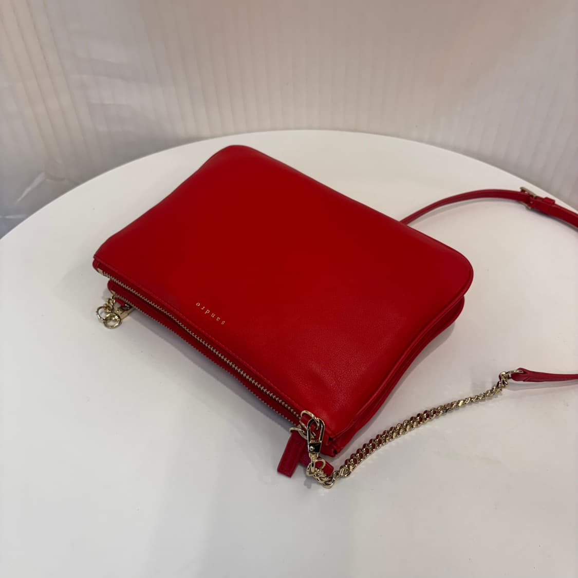 정품 산드로 체인 크로스백 상품이미지5