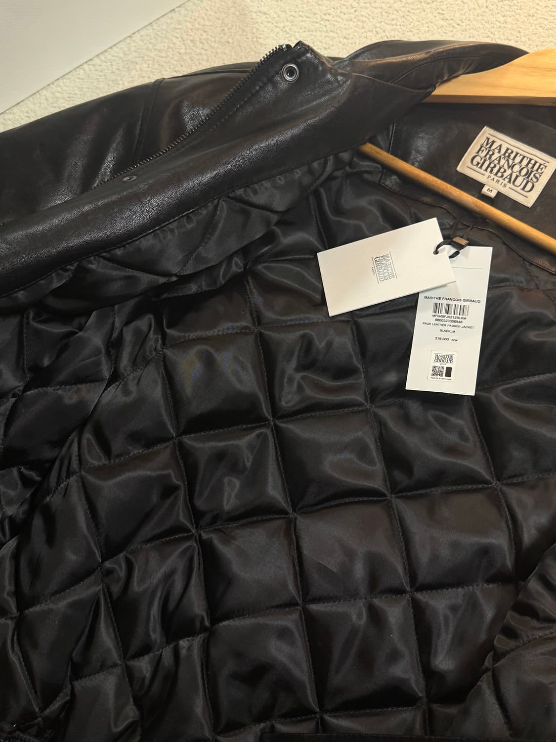 마리떼프랑소와저버 레더자켓 상품이미지7