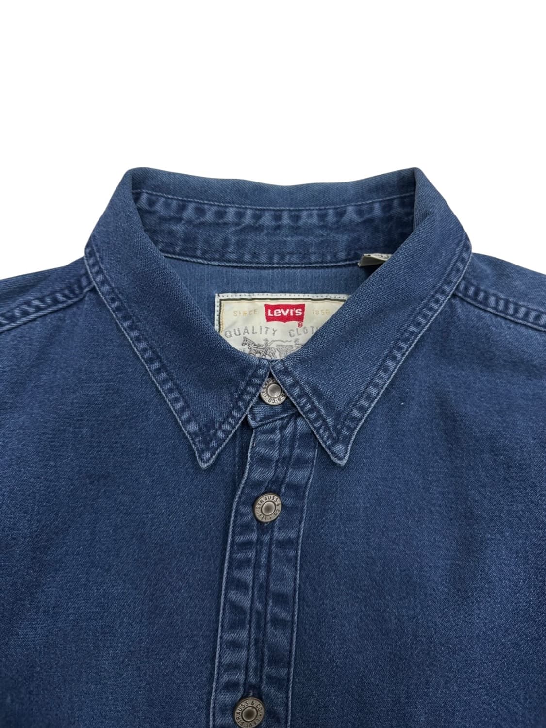 90년대 리바이스 샴브레이 청셔츠 (L) 상품이미지3