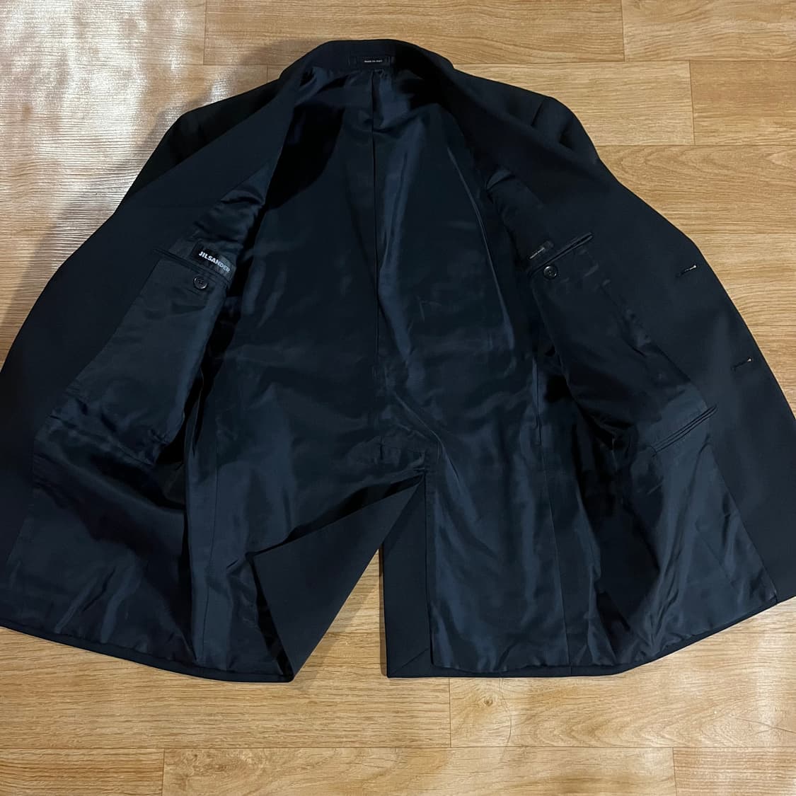 [95/31] 질샌더 블랙 정장 셋업 상품이미지7