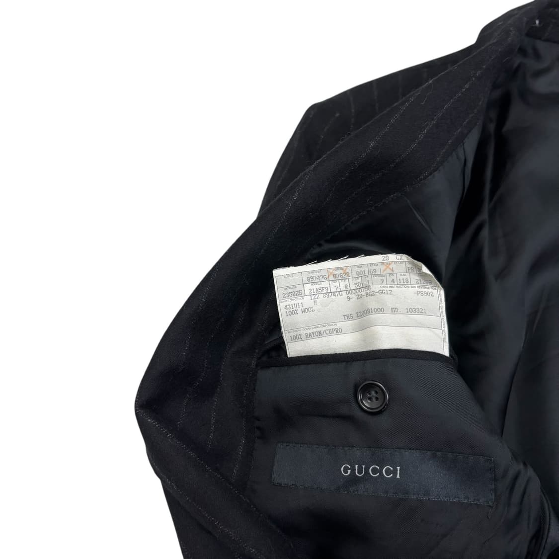 구찌 블랙 스트라이프 블레이저 상품이미지4