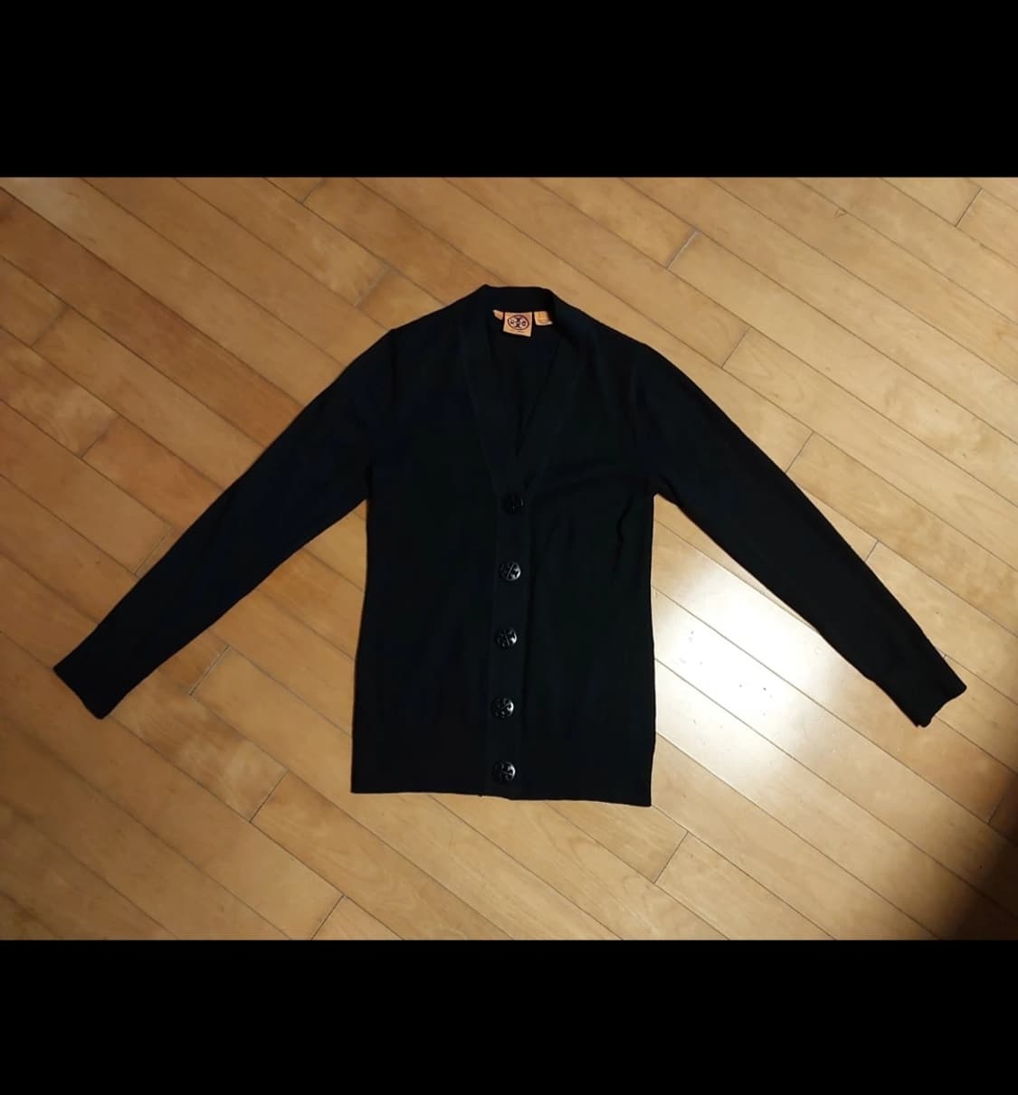 토리버치 블랙메리노울 가디건 S 상품이미지1