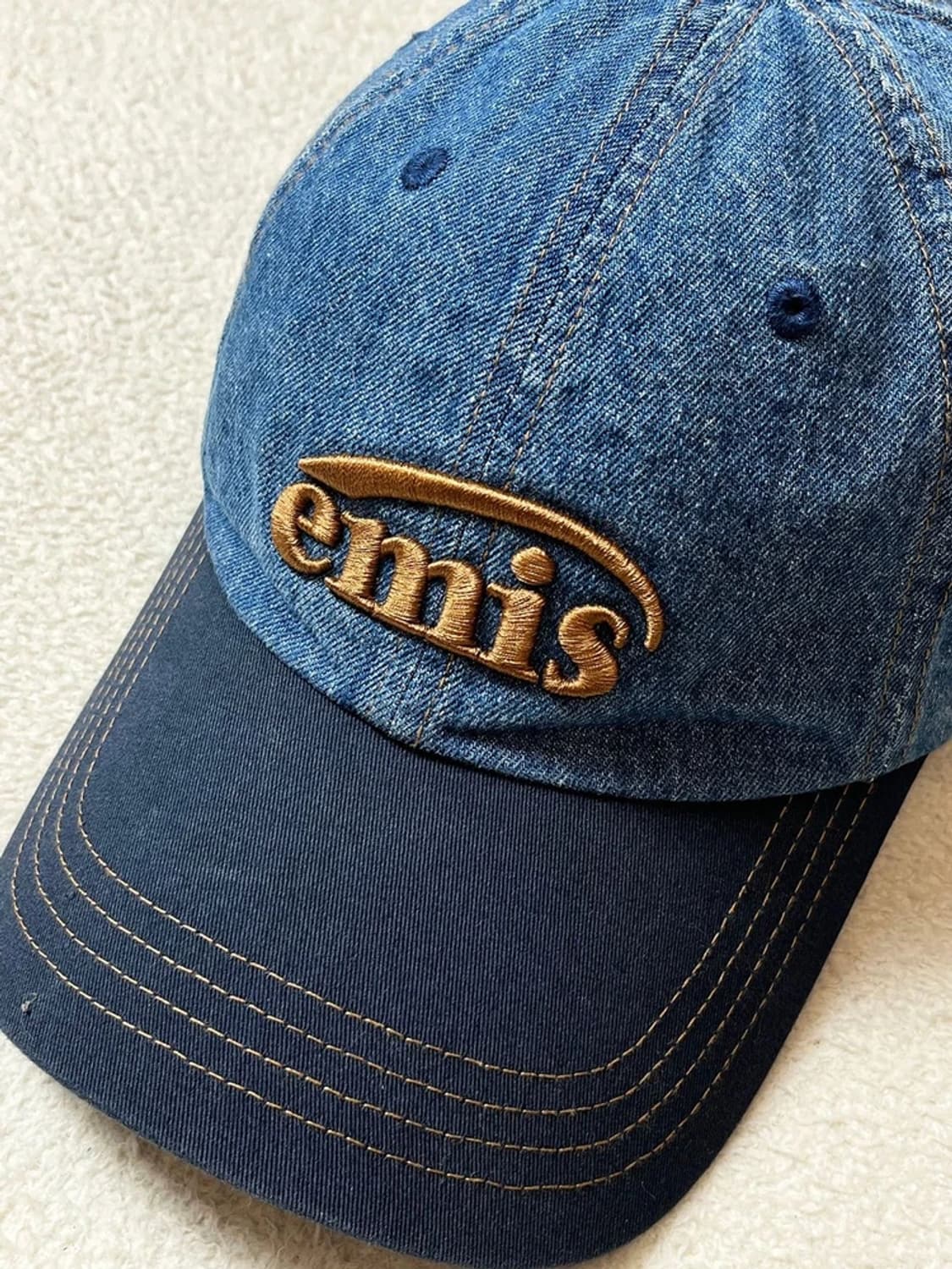 이미스 24FW 워시드 데님 볼캡 A1815 상품이미지3