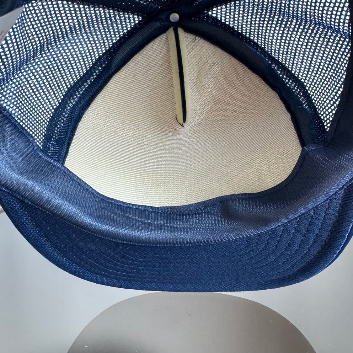 USA 빈티지 모자 볼캡 vintage cap 트러커 메쉬 네이비 상품이미지3