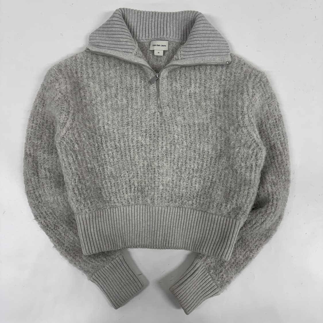 캘빈 클라인 반집업 니트  상품이미지4