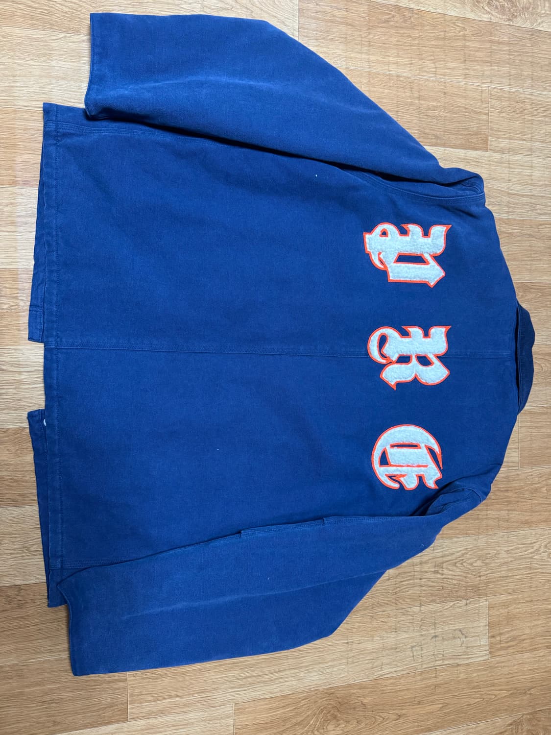 슈프림 올드 잉글리쉬 캔버스 워크 자켓 네이비 - 25SS 상품이미지3