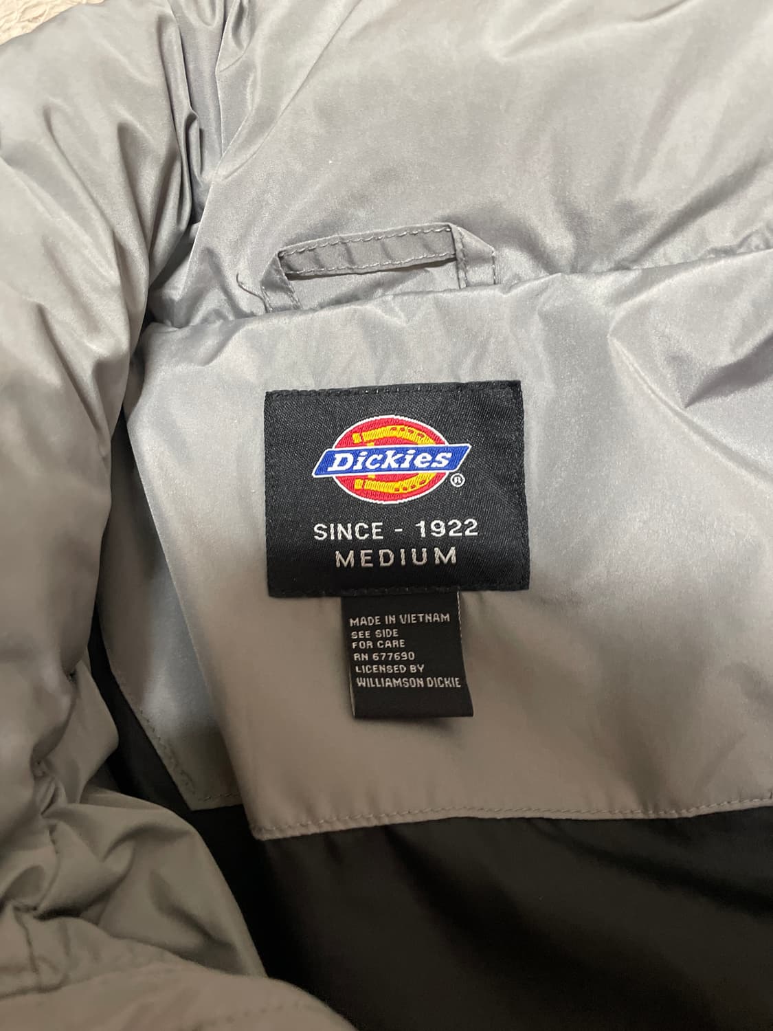 디키즈 그레이 숏패딩 95 상품이미지3