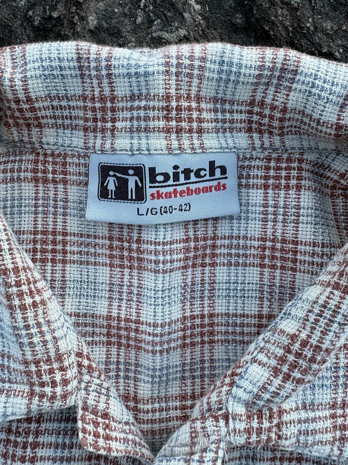 90s Bitch Skateboards Checkered Shirts 상품이미지5