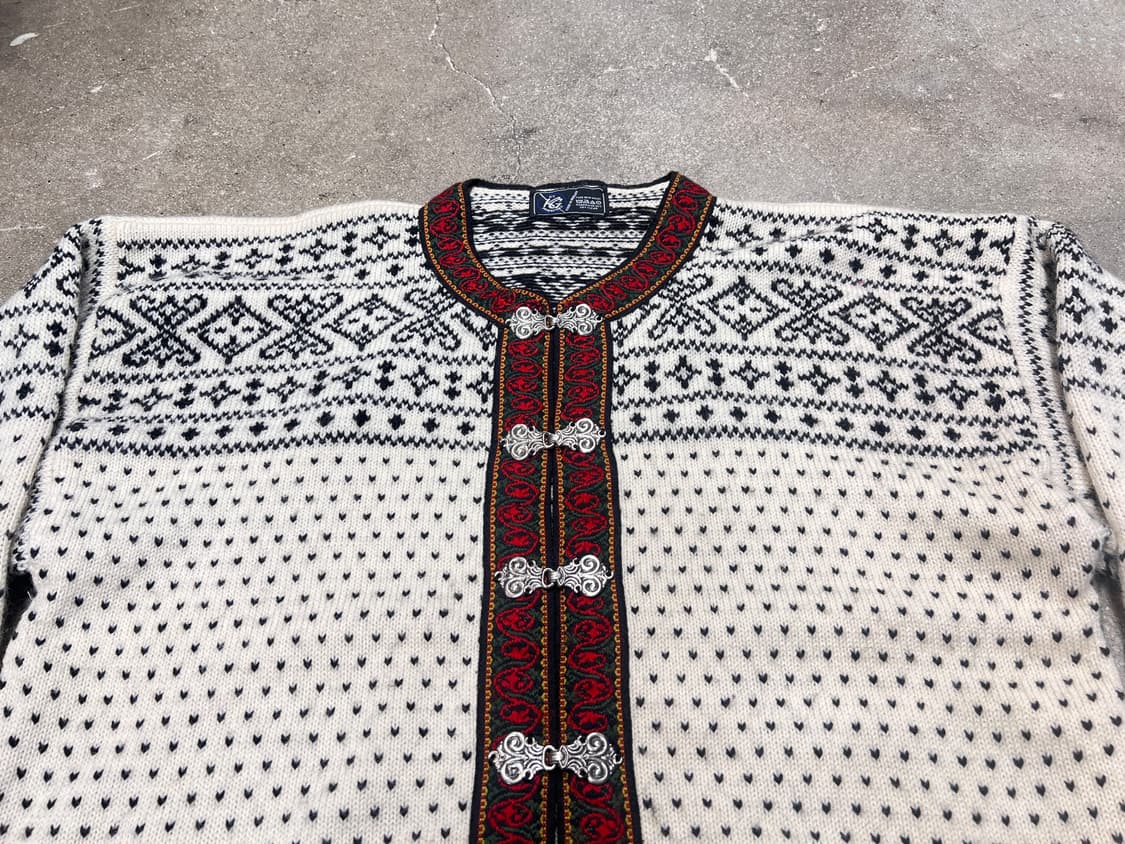 노르웨이 노르딕 울 가디건 상품이미지2