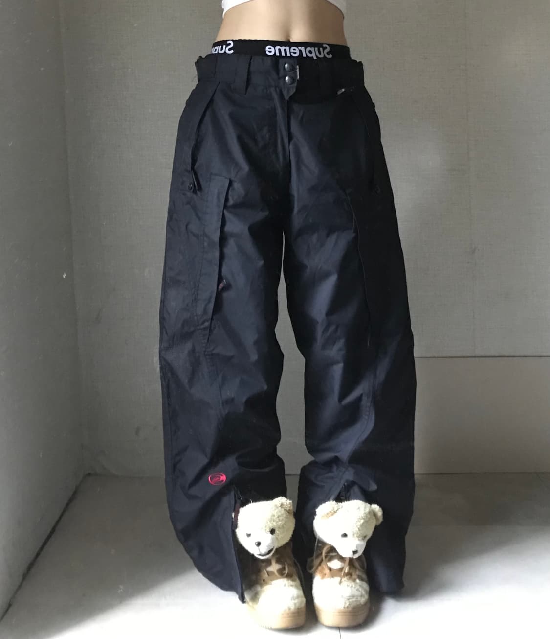 퀵실버 블랙 패디드 테크니컬 팬츠 상품이미지1