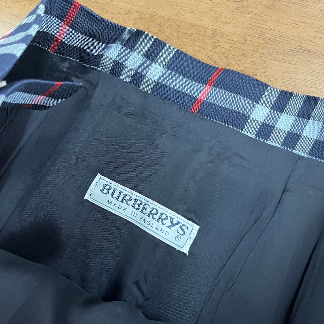 버버리 플리츠 스커트 38 상품이미지3