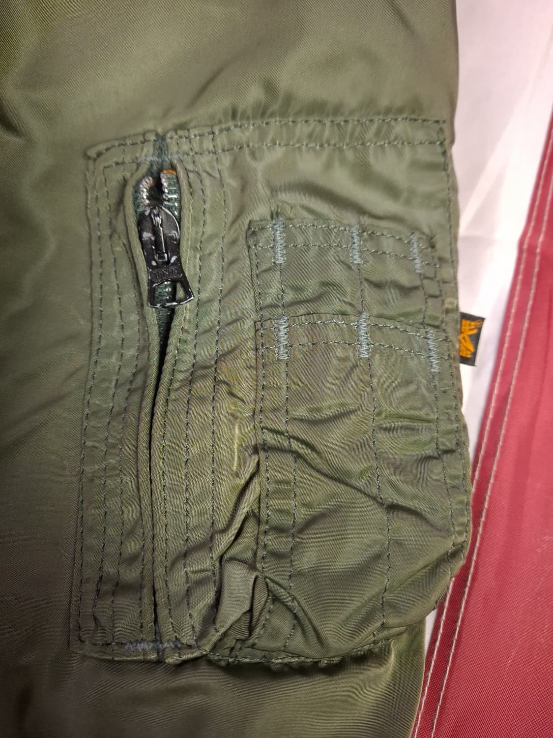 오리지날 미국제조  미공군 알파사 민수용 CWU45/P 항공점퍼 상품이미지7