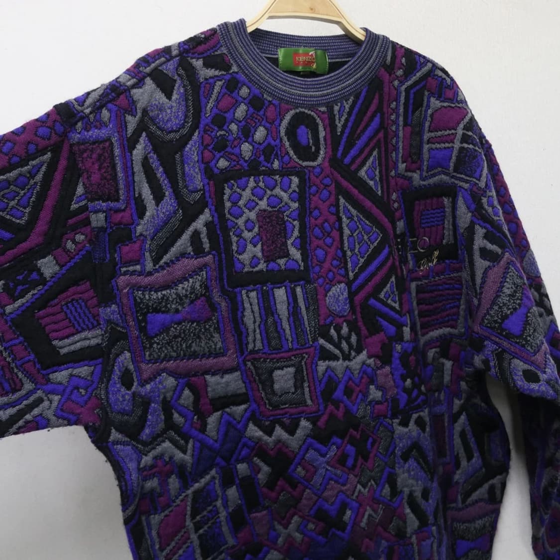 90'S KENZO 울 혼방 니트 64148 상품이미지7