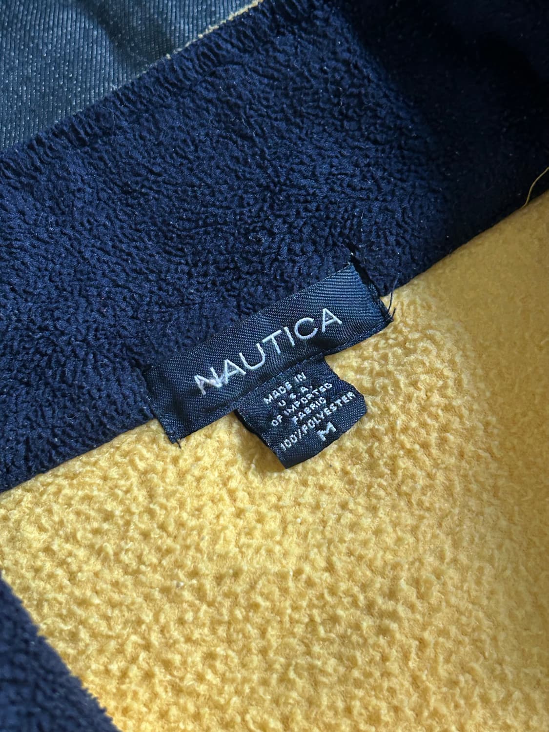 90s 노티카 쿼터집 풀오버 플리스 Made in USA 상품이미지3