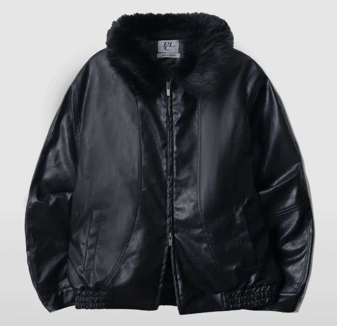 플레이스 스튜디오 레더 자켓 상품이미지1