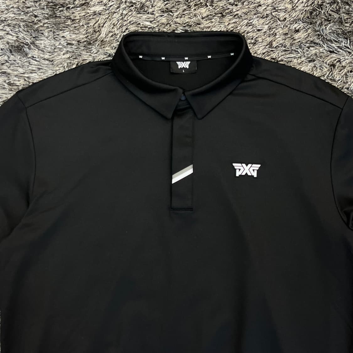 25시즌 PXG 골프 루즈핏 롱슬리브 폴로 티셔츠 (L) 상품이미지2