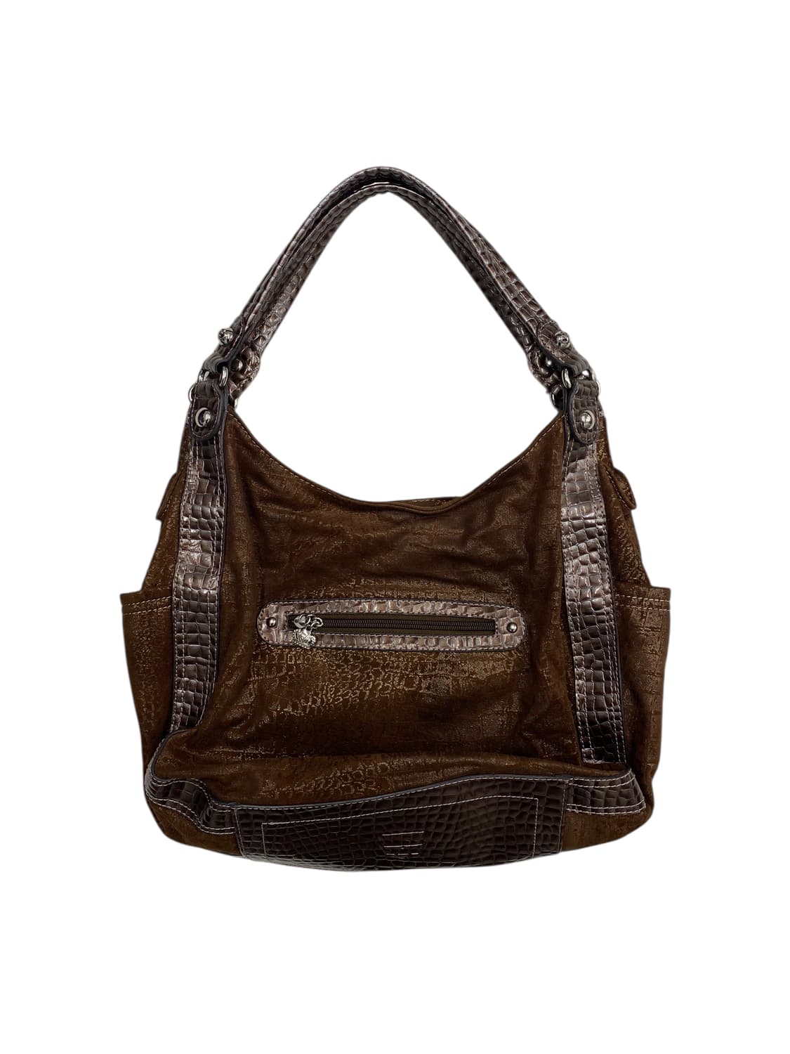 kathy y2k 크라운 브라운숄더 상품이미지2