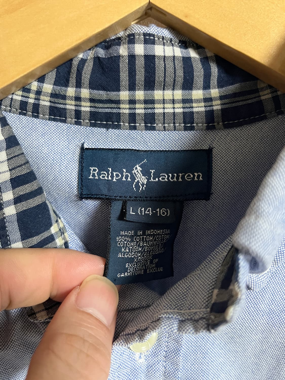 폴로 랄프로렌 빅포니 셔츠 남방 L 상품이미지5