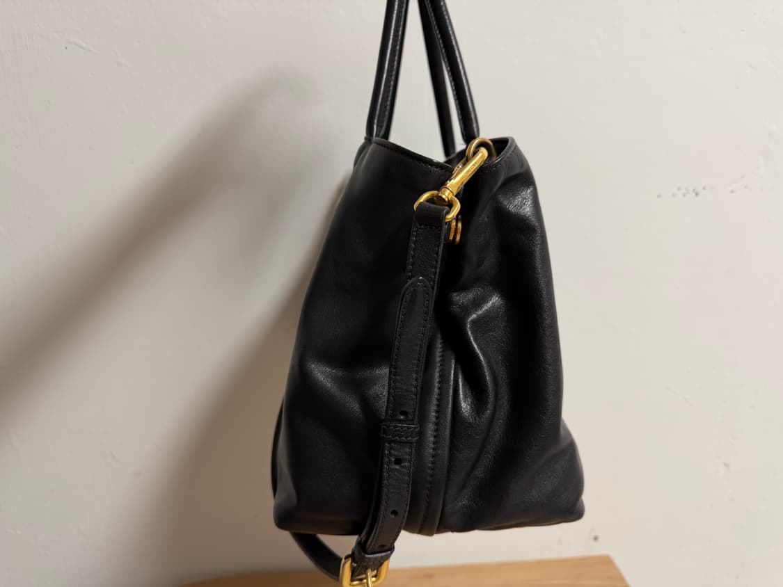 [정품] 프라다 블랙 투웨이백  상품이미지3