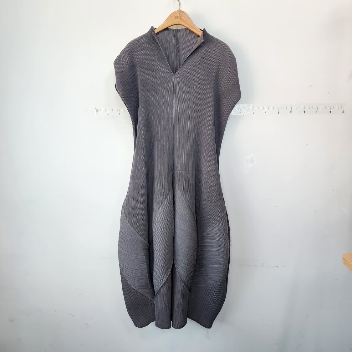 플리츠 원피스 그레이 상품이미지1